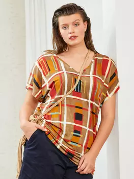 Выкройка: Футболка прямого кроя