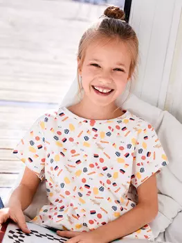 Выкройка: Футболка расклешенного силуэта