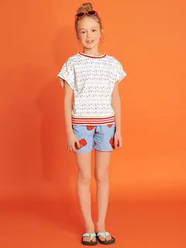 Выкройка: Футболка с цельнокроеными рукавами