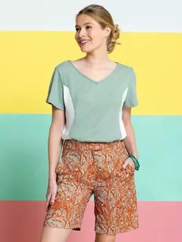 Выкройка: Футболка с рельефными швами