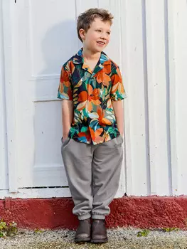 Выкройка: Гавайская рубашка