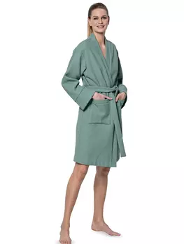 Выкройка: Халат-кимоно с накладными карманами