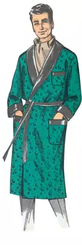 Выкройка: Халат мужской