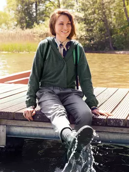 Выкройка: Худи с эффектом запаха