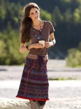 Выкройка: Юбка А-силуэта