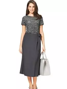 Выкройка: Юбка А-силуэта с запахом