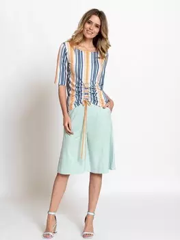 Выкройка: Юбка-брюки на комбинированном поясе