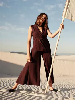 Выкройка: Юбка-брюки широкого кроя