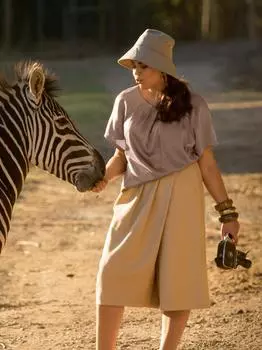 Выкройка: Юбка-брюки со складками