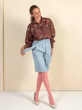 Выкройка: Юбка из денима