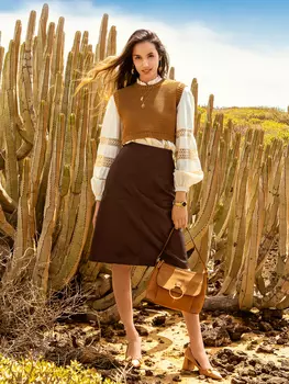 Выкройка: Юбка из искусственной кожи