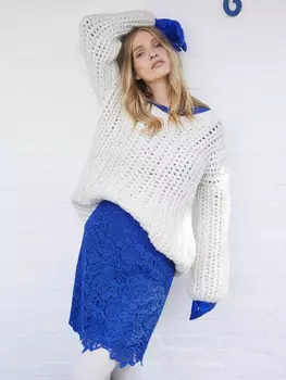 Выкройка: Юбка из кружева