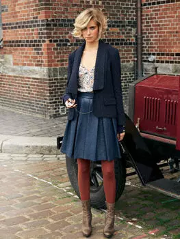 Выкройка: Юбка из натуральной кожи