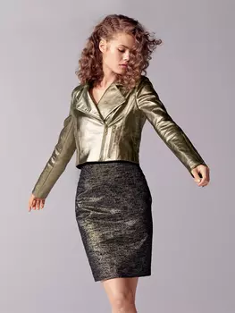 Выкройка: Юбка из парчи