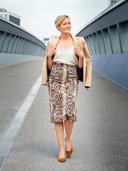 Выкройка: Юбка-карандаш