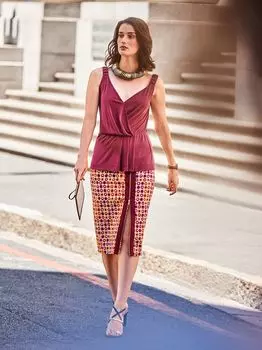 Выкройка: Юбка-карандаш