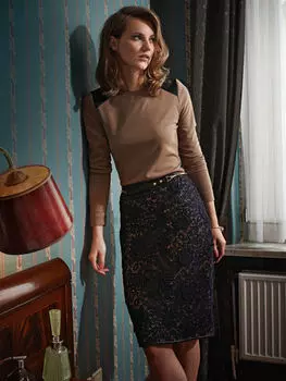 Выкройка: Юбка-карандаш