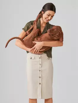 Выкройка: Юбка-карандаш на кокетке