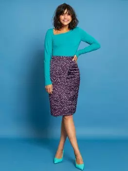 Выкройка: Юбка-карандаш с эффектом запаха