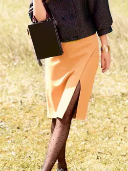 Выкройка: Юбка-карандаш с эффектом запаха