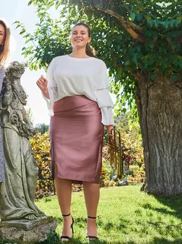 Выкройка: Юбка-карандаш с разрезом