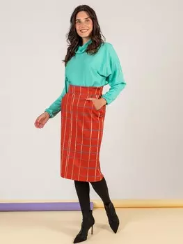 Выкройка: Юбка-карандаш с высоким поясом