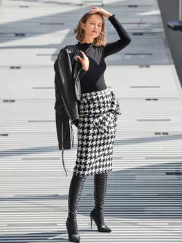 Выкройка: Юбка-карандаш с XL-бантом