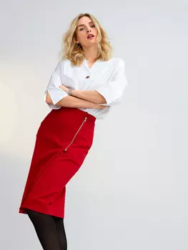 Выкройка: Юбка-карандаш с запахом