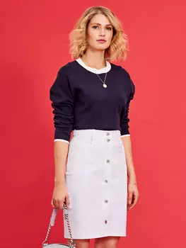 Выкройка: Юбка-карандаш в джинсовом стиле