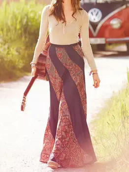 Выкройка: Юбка клеш