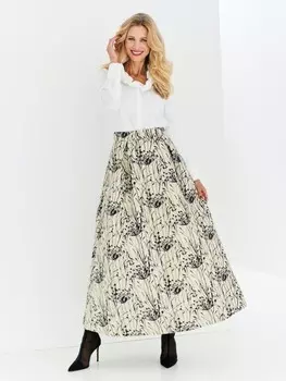 Выкройка: Юбка-макси со складками