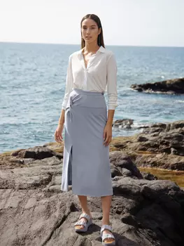 Выкройка: Юбка миди