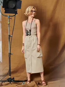 Выкройка: Юбка миди