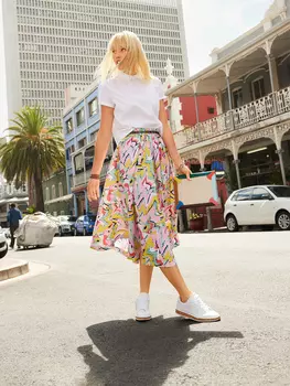 Выкройка: Юбка миди