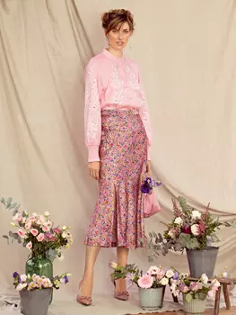 Выкройка: Юбка на кокетке