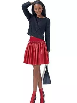 Выкройка: Юбка на кокетке