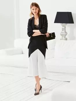 Выкройка: Юбка на узком поясе