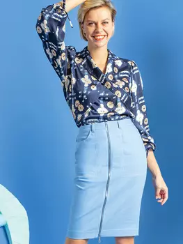 Выкройка: Юбка прямого кроя