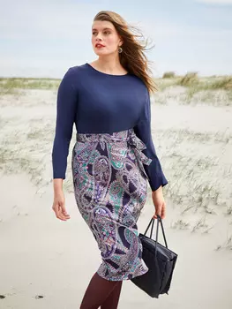 Выкройка: Юбка расклешенного силуэта