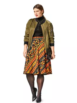 Выкройка: Юбка расклешенного силуэта