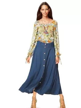 Выкройка: Юбка расклешенного силуэта