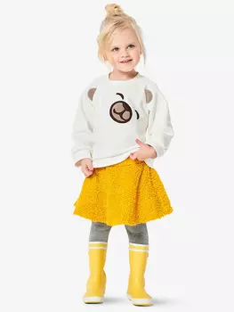 Выкройка: Юбка расклешенного силуэта для девочки