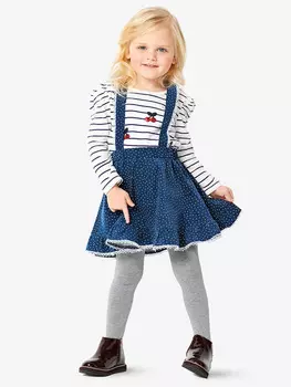 Выкройка: Юбка расклешенного силуэта на подтяжках