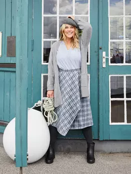 Выкройка: Юбка с эффектом запаха