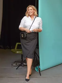 Выкройка: Юбка с эффектом запаха