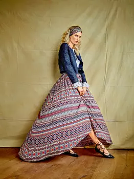 Выкройка: Юбка с эффектом запаха