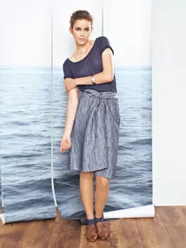 Выкройка: Юбка с эффектом запаха