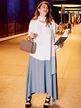 Выкройка: Юбка с асимметричным нижним краем