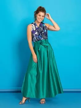 Выкройка: Юбка с бантовыми складками