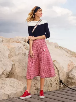 Выкройка: Юбка с глубокими складками